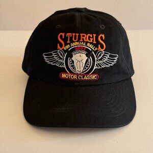 Sturgis Hat Cap Motor Classic 2002 Motorcycle Rally Adjustable Vintage